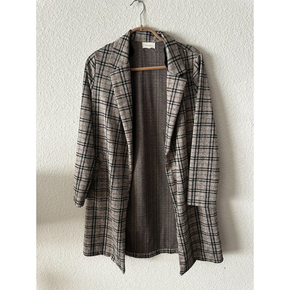 Melloday Gray Blazer Medium
